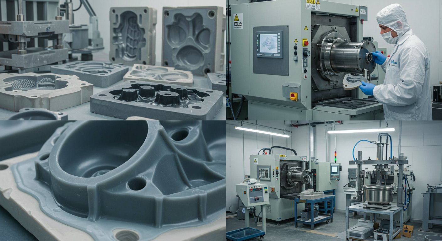 Мелкосерийное производство силиконовых деталей сложной геометрии