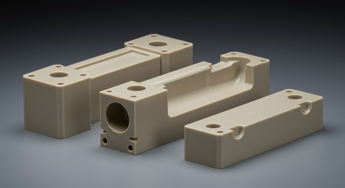 Литьё пластика стандартного качества для промышленных элементов