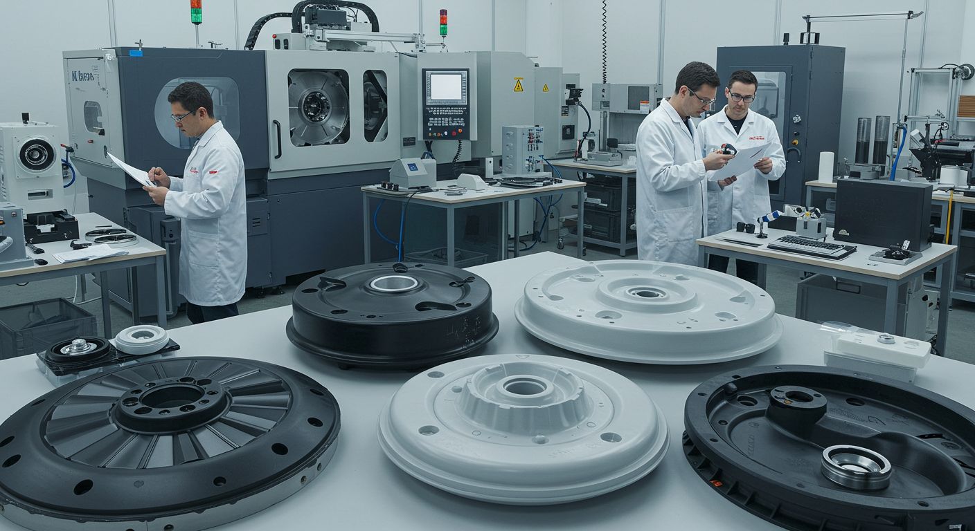 Разработка пластиковых изделий круглой формы для автомобильной отрасли