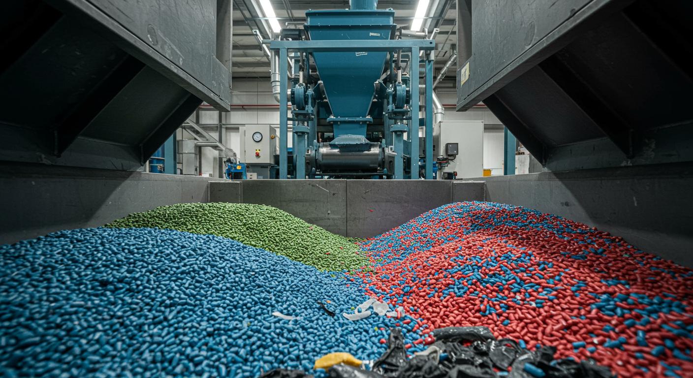 Утилизация отходов литья пластика на заводе