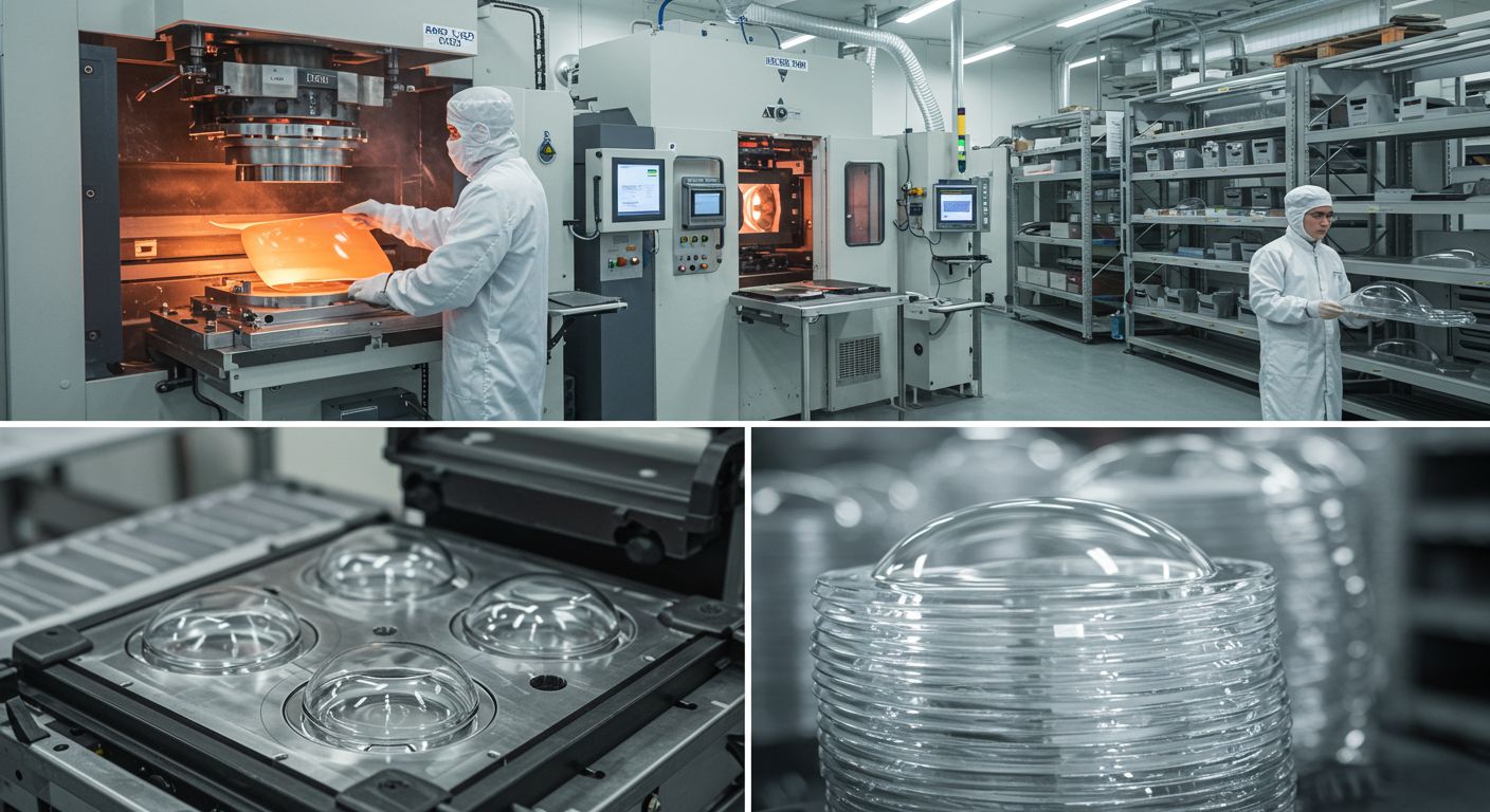 Прозрачные детали из поликарбоната