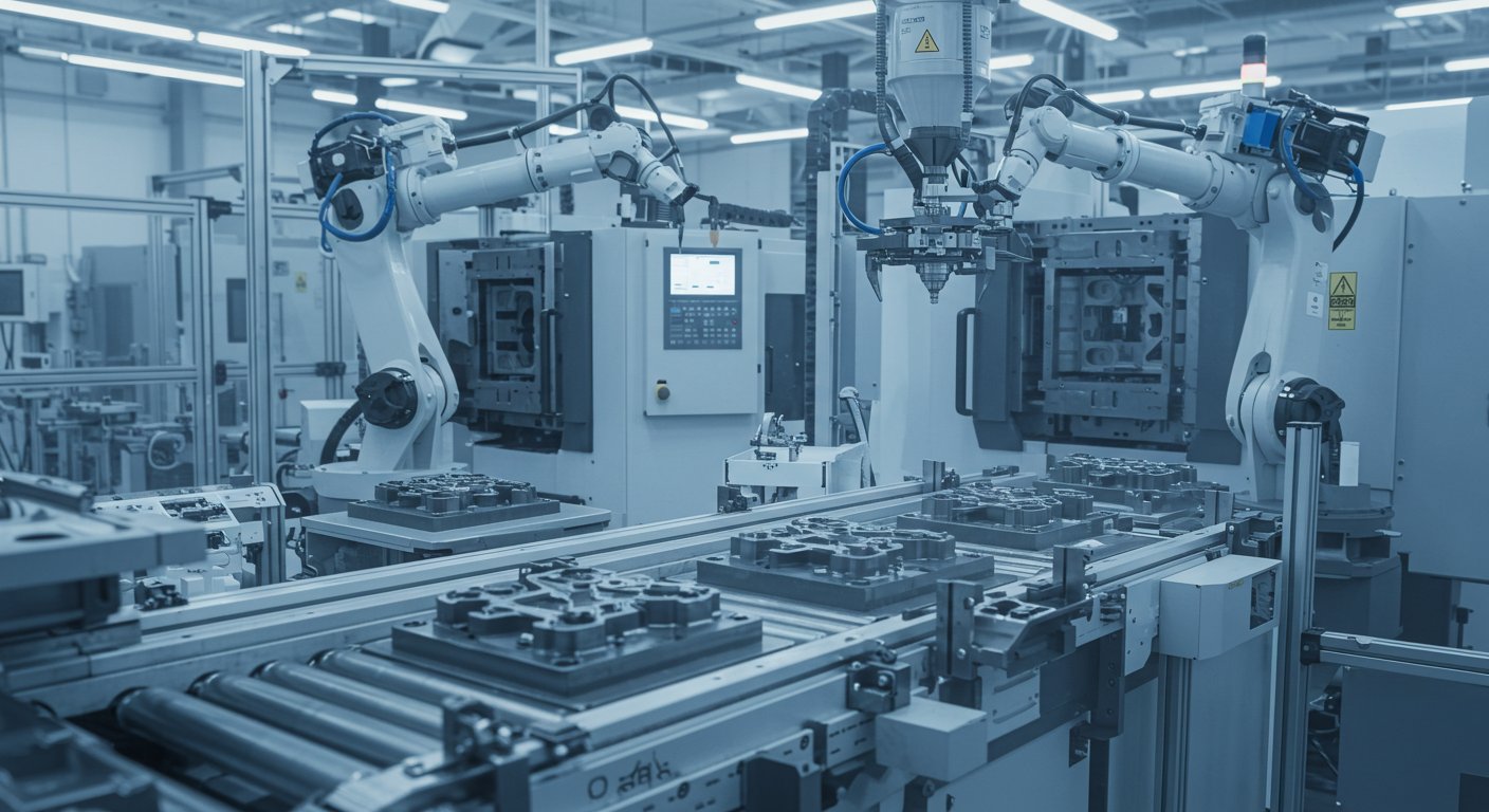 Автоматизированное производство пластиковых деталей