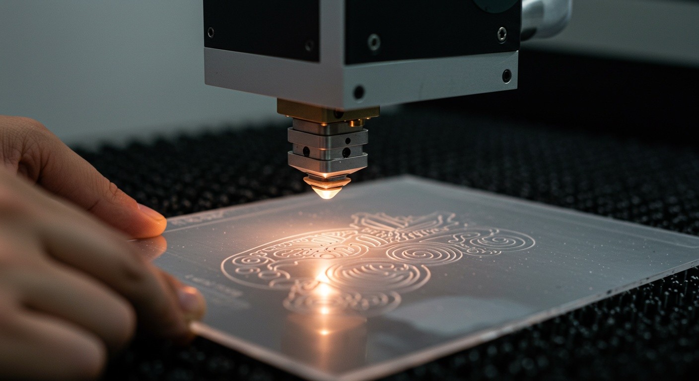 Использование лазерной гравировки на пластике