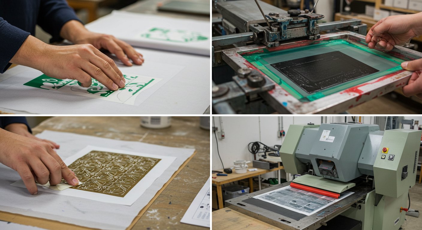 Методы нанесения рисунка на изделия