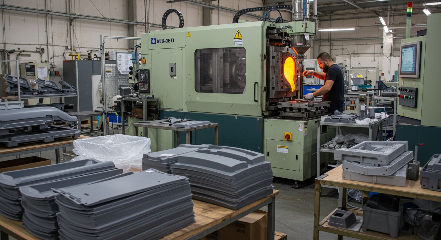 Изготовление пластиковых деталей плоской формы для бытовой техники