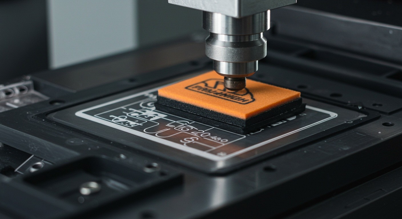 Пример тампонной печати Тампонная печать на пластиковых изделиях