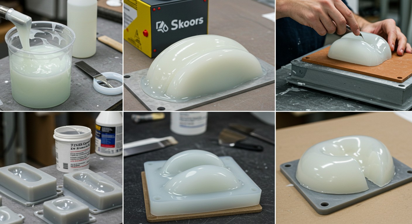 Мелкосерийное производство силиконовых гибридных форм