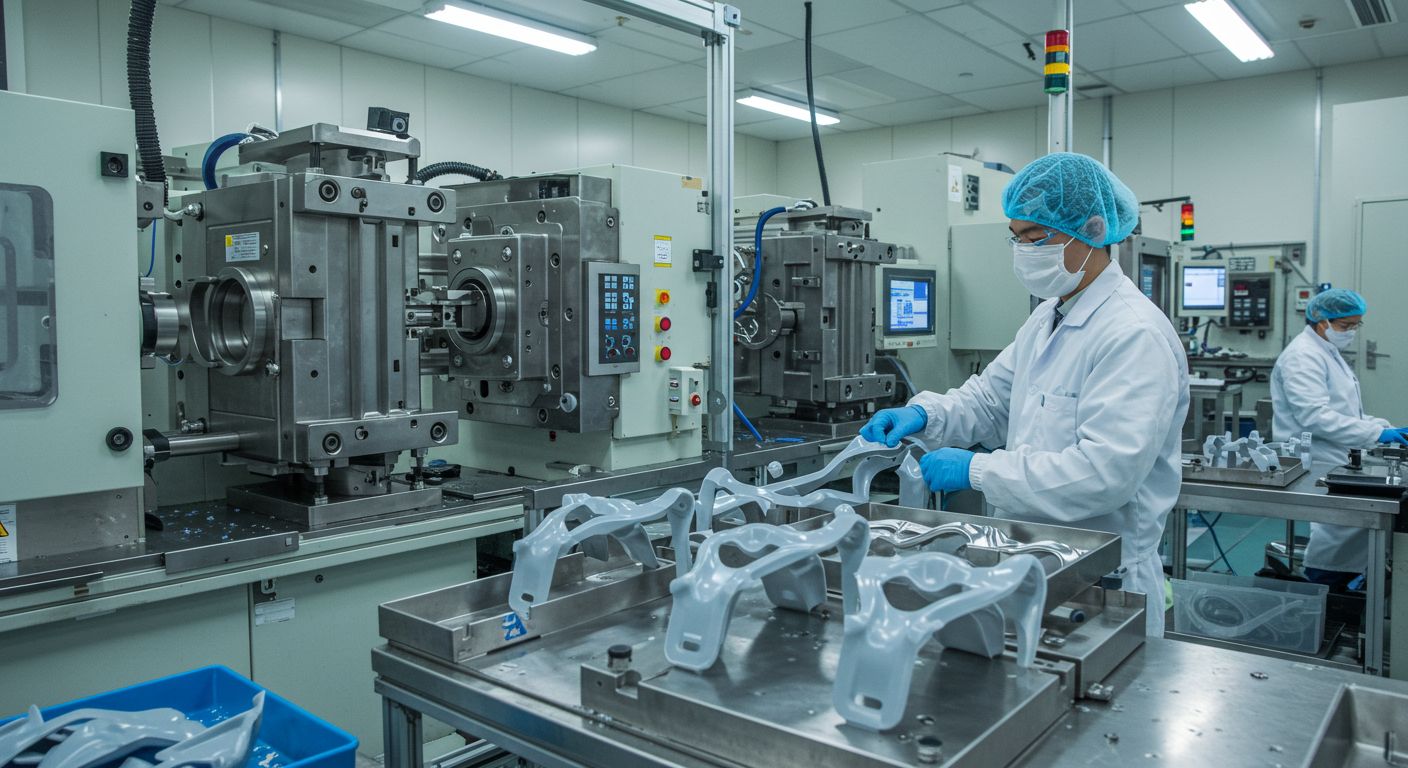 Сложные пластиковые изделия для медицинского оборудования