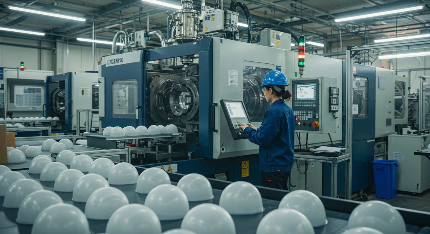 Сферические пластиковые детали для бытовой техники