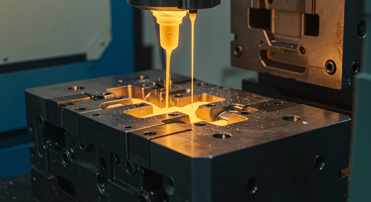 Литьё пластика для компонентов оборудования