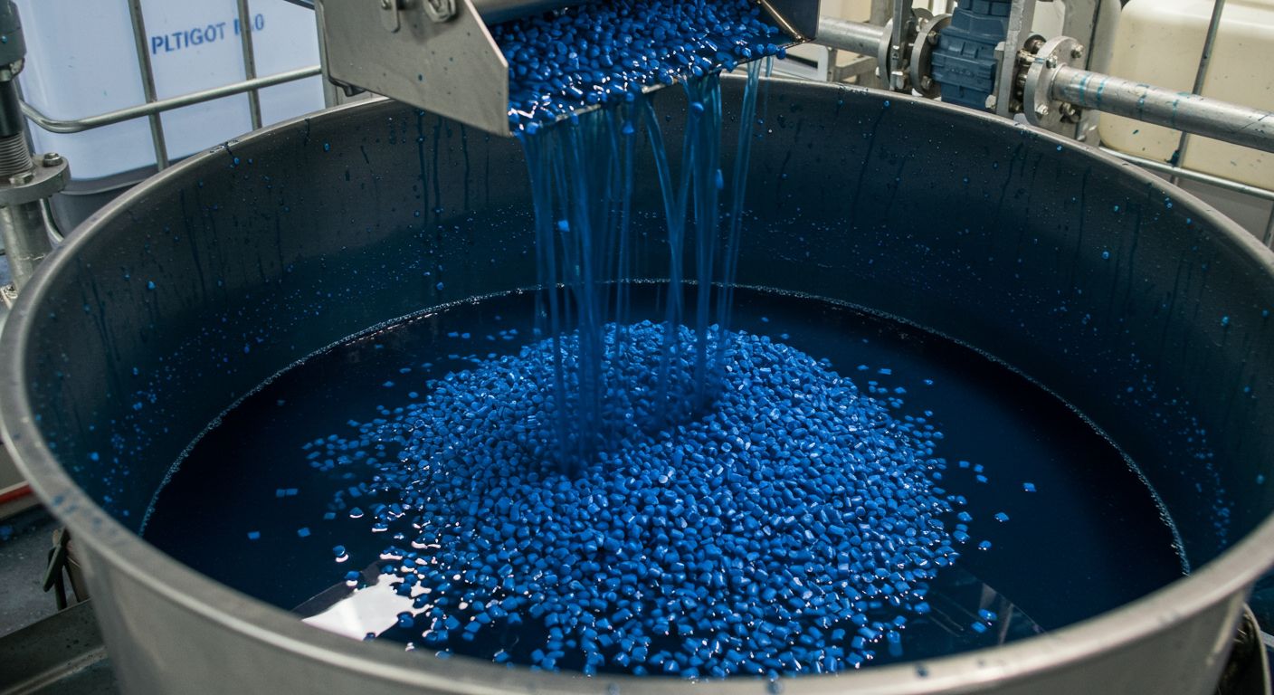 Использование красителей при производстве пластиковых изделий