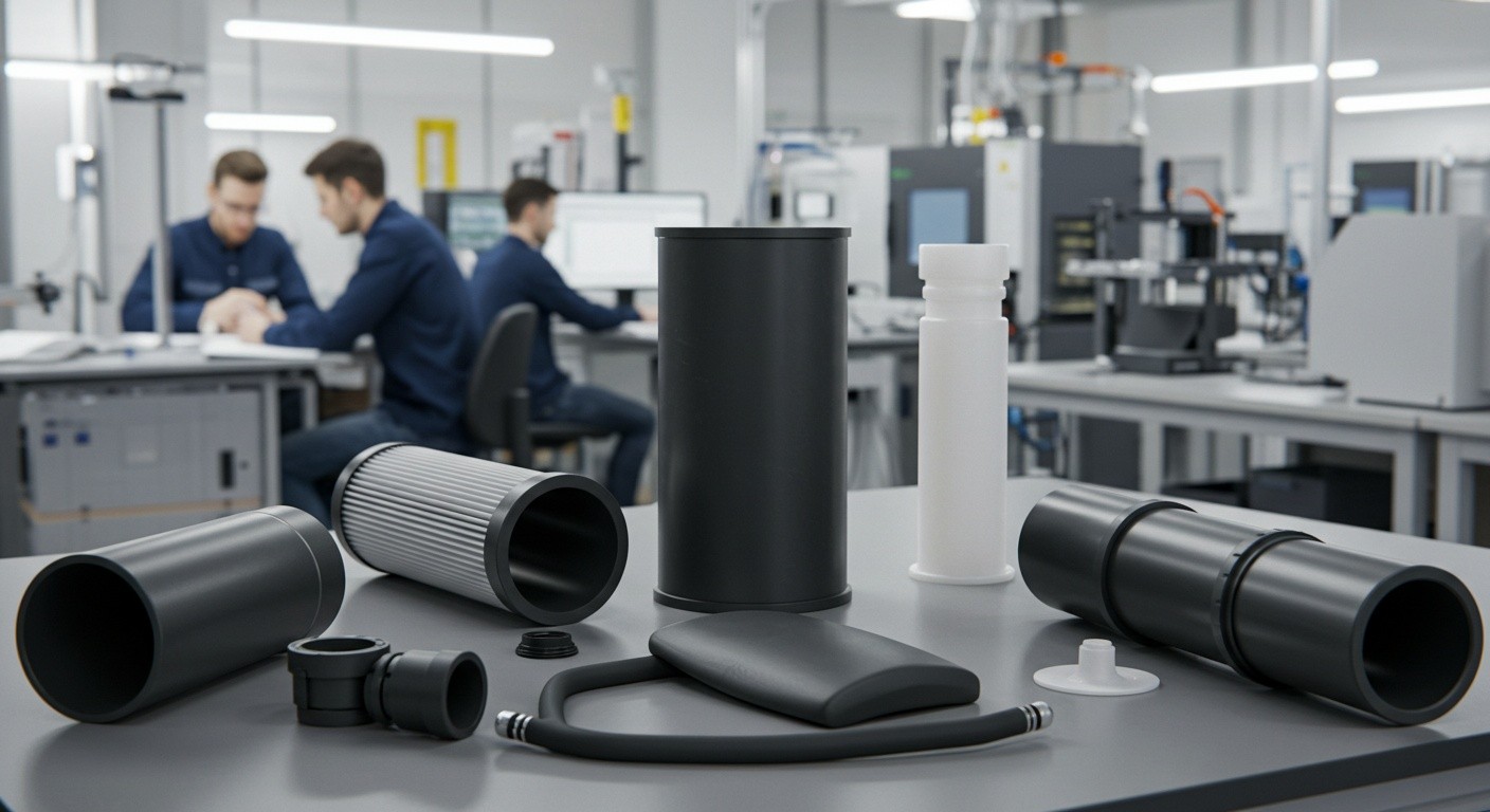 Разработка пластиковых изделий цилиндрической формы для автомобильной отрасли