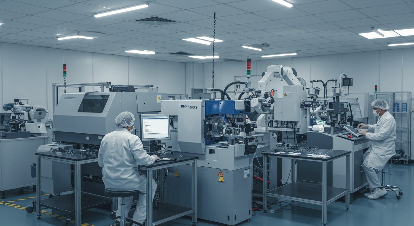 Производство пластиковых линз