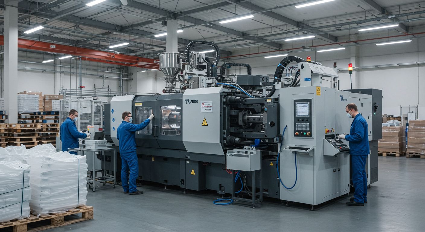 Литьё пластика для промышленных узлов