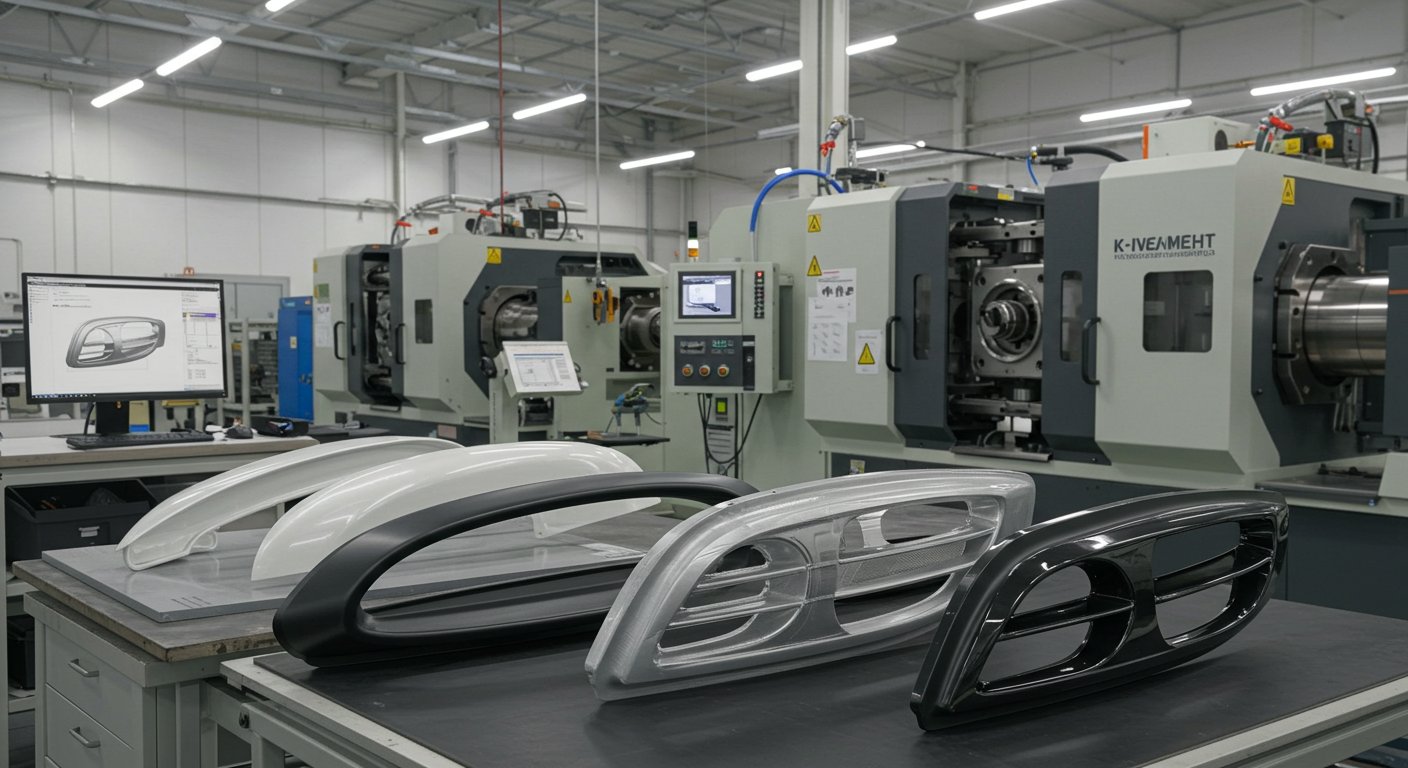 Разработка пластиковых изделий овальной формы для автомобильной отрасли