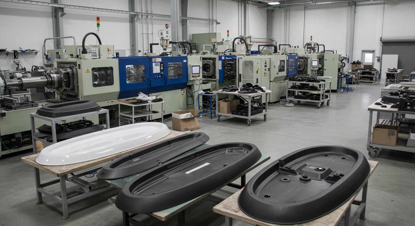 Овальные пластиковые детали для автомобилей