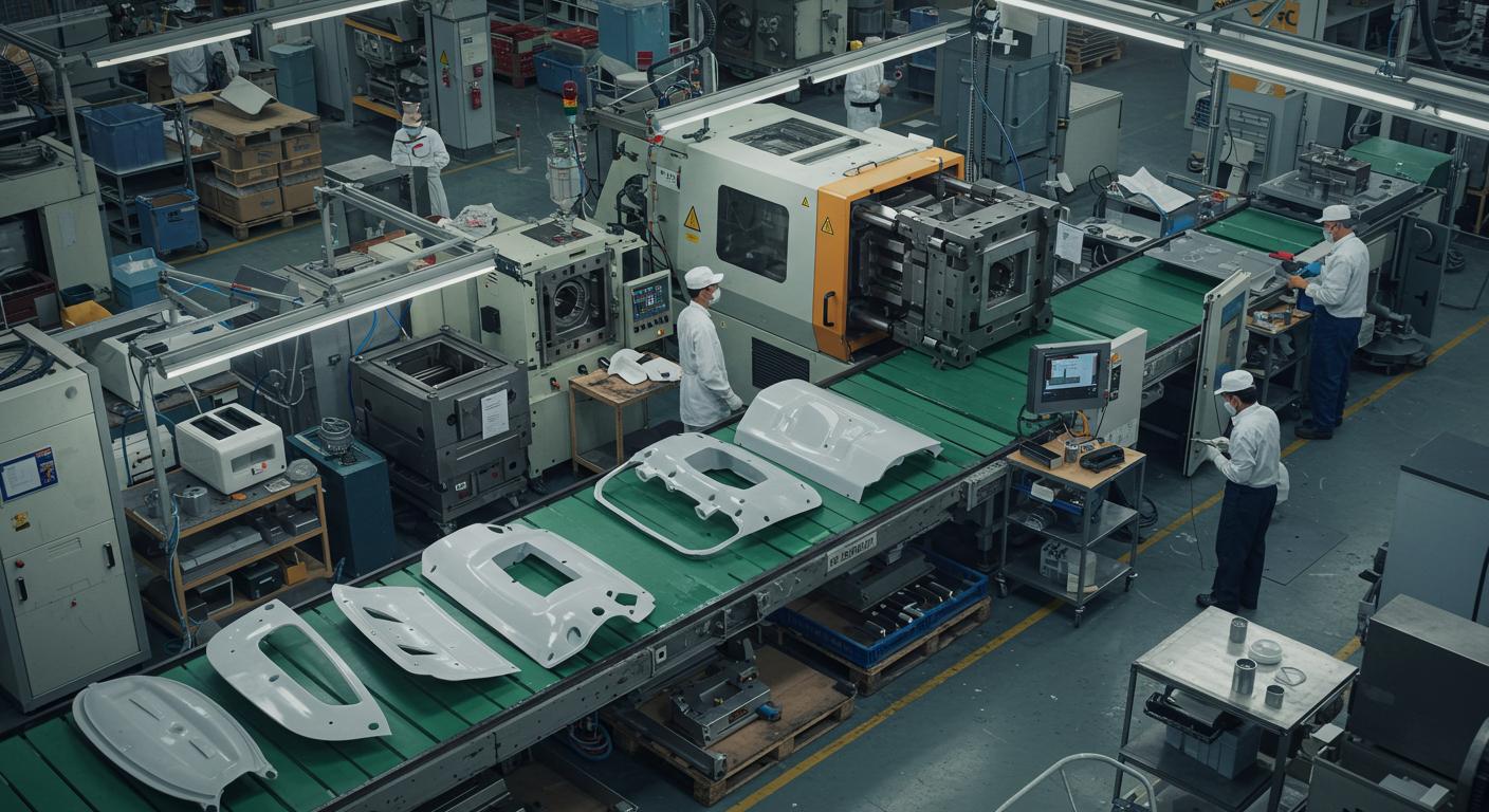 Изготовление пластиковых деталей стандартного качества для бытовой техники