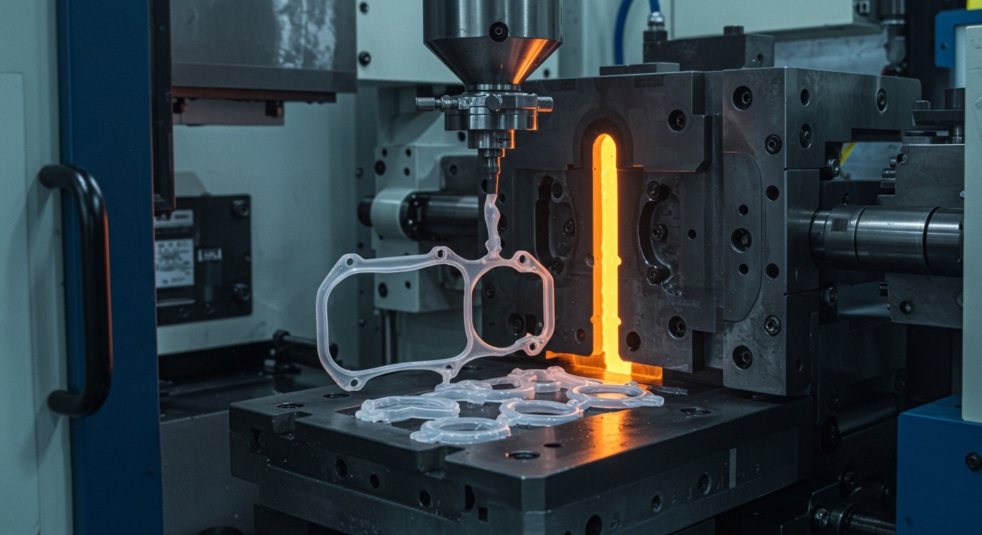 Литьё пластика для прокладок и манжет