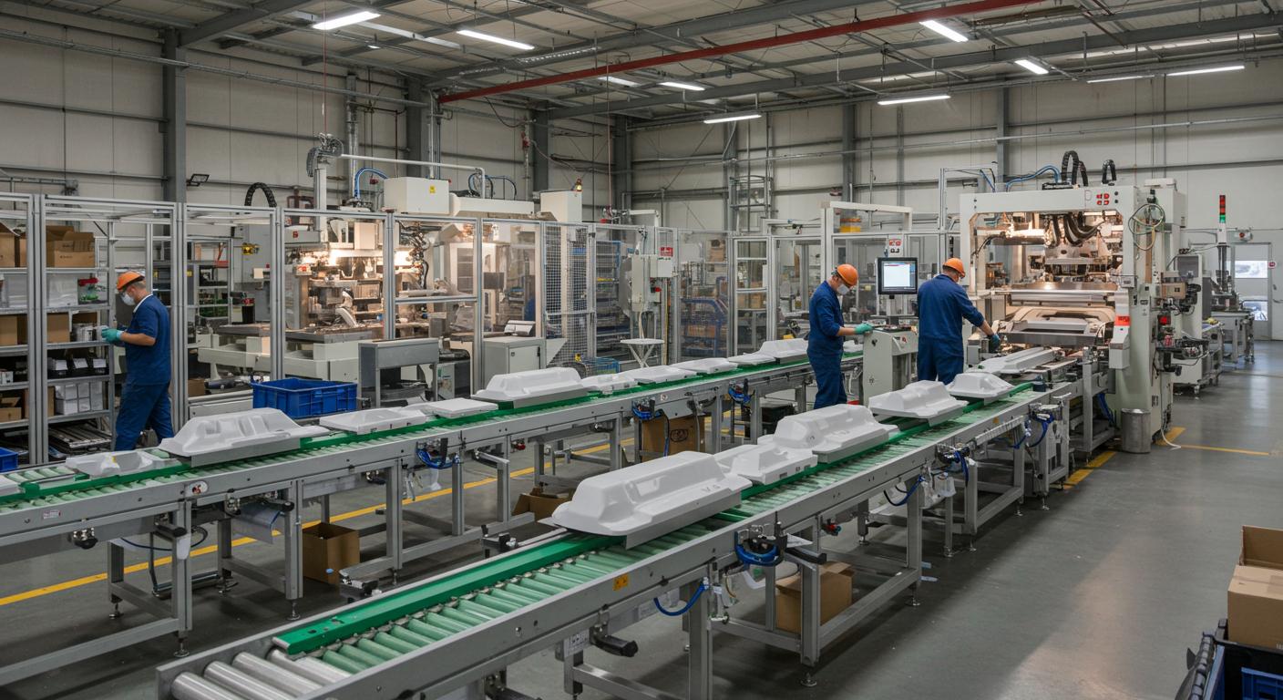 Серийное производство композитных изделий с контролем точности