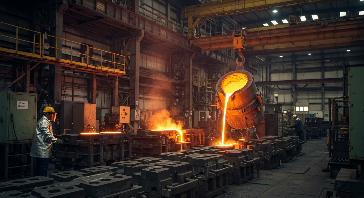 Литьё крупносерийных деталей для промышленного производства