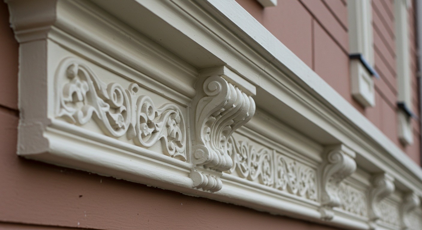 Литьё пластика для фасадных украшений
