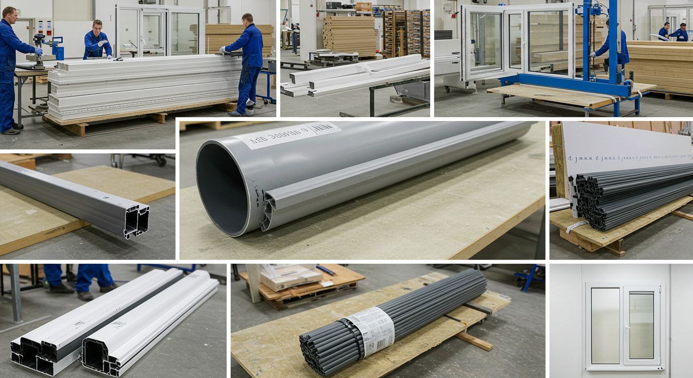 Пластиковые изделия стандартного качества для строительной отрасли