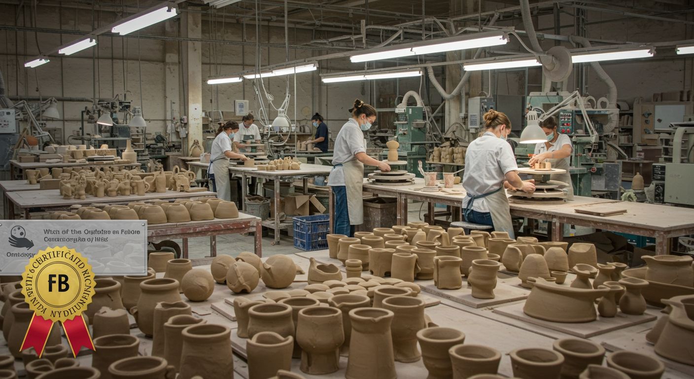 Серийное производство керамических изделий с сертификацией