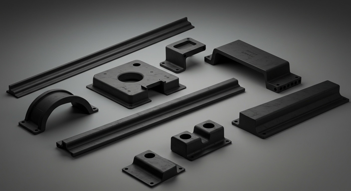 Литье резины конструкционного типа для защитных элементов