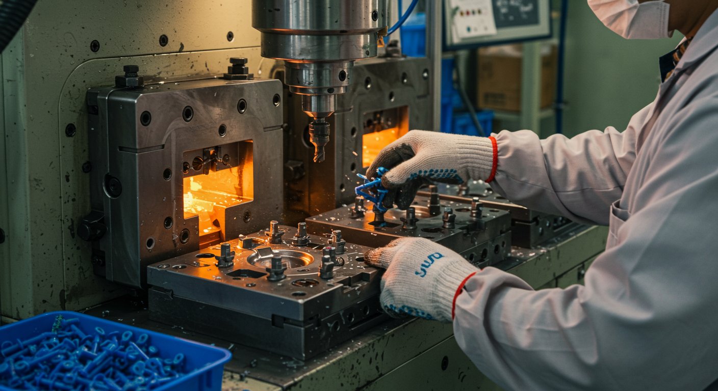 Литьё пластиковых крепежных элементов для электроники