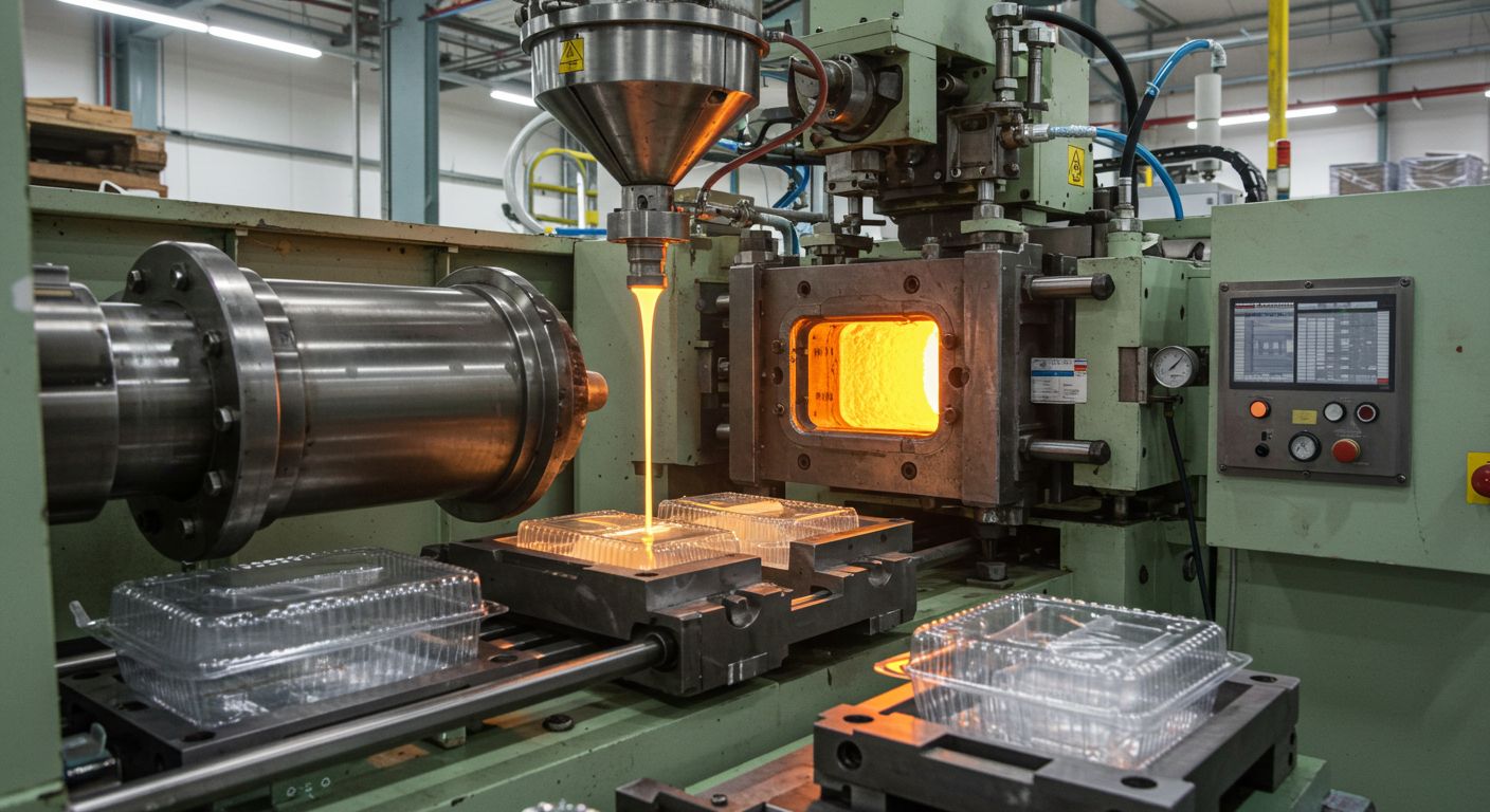 Литьё пластика для пищевой упаковки