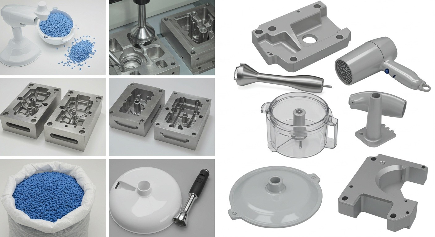 Пластиковые изделия эконом класса для бытовой техники