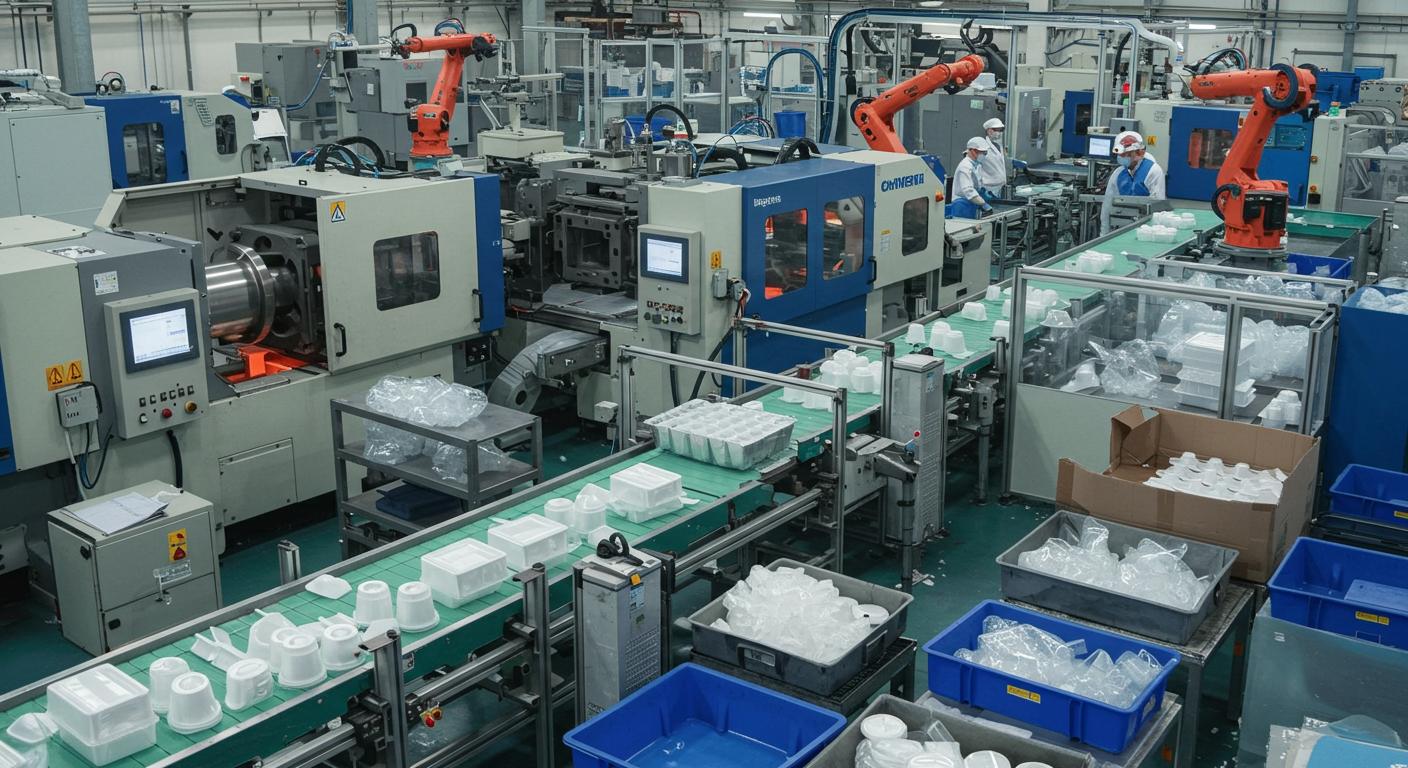 Серийное производство тонкостенных пластиковых изделий