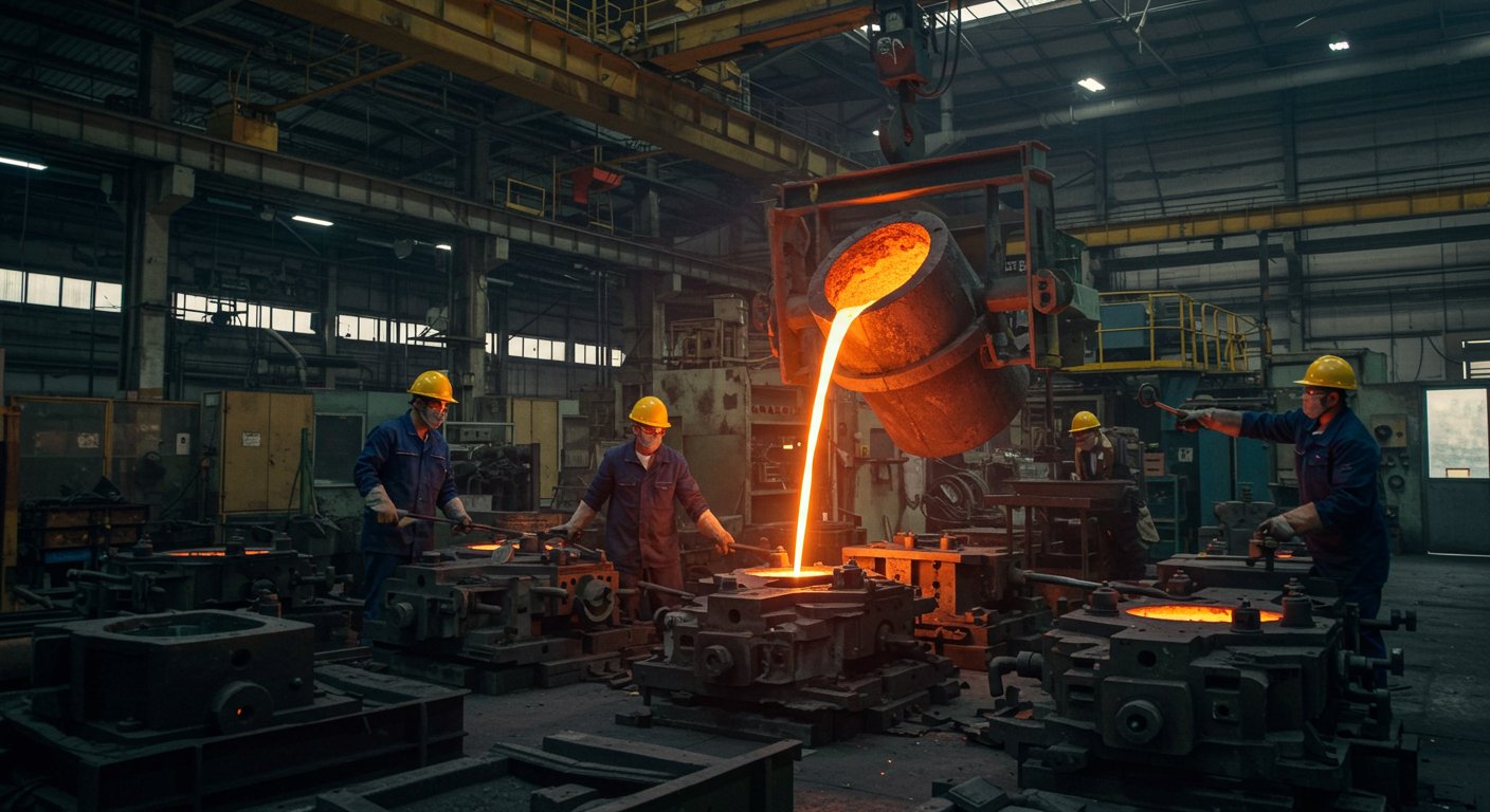 Литьё деталей среднего масштаба для бытовой техники