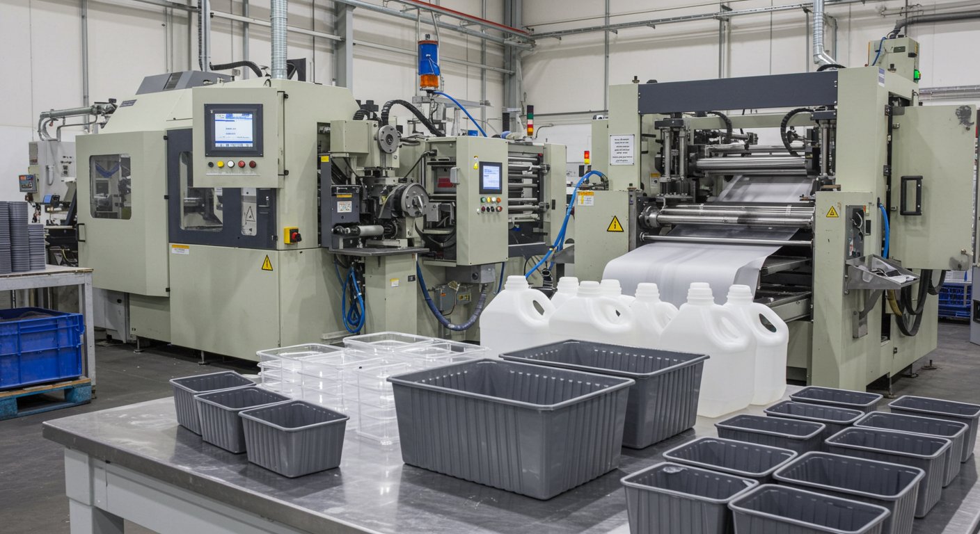 Разработка пластиковых изделий эконом класса для упаковочной отрасли