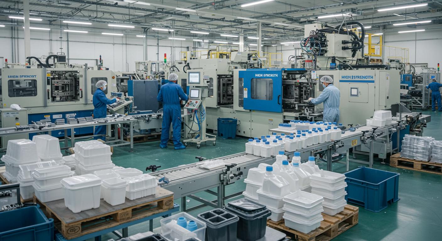 Разработка пластиковых изделий с повышенной прочностью для упаковочной отрасли