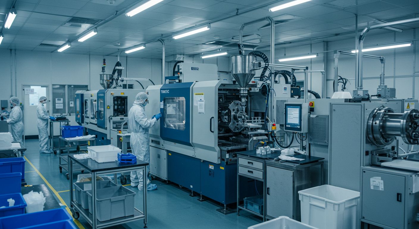 Медицинское пластиковое изделие литья под давлением