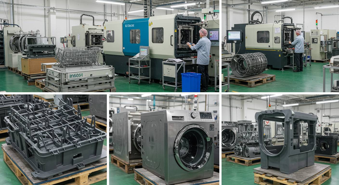 Пластиковые детали устойчивые к износу для бытовой техники