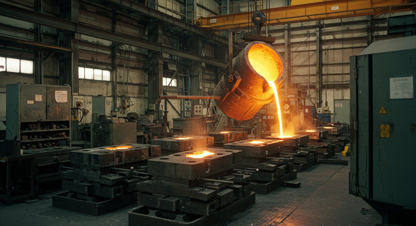 Литьё изделий и деталей для авиационной и космической отрасли средних масштабов