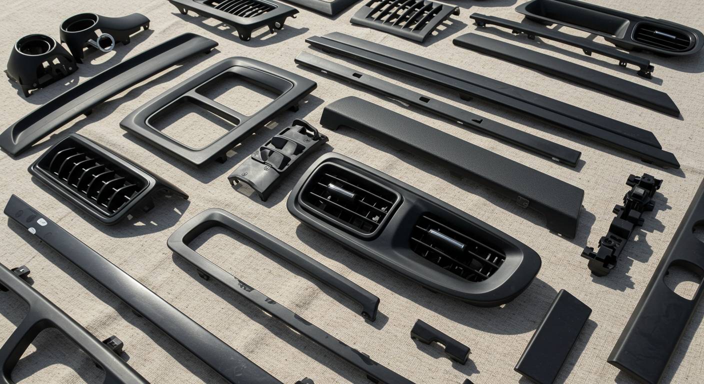 Литьё пластика для декоративных элементов автомобиля