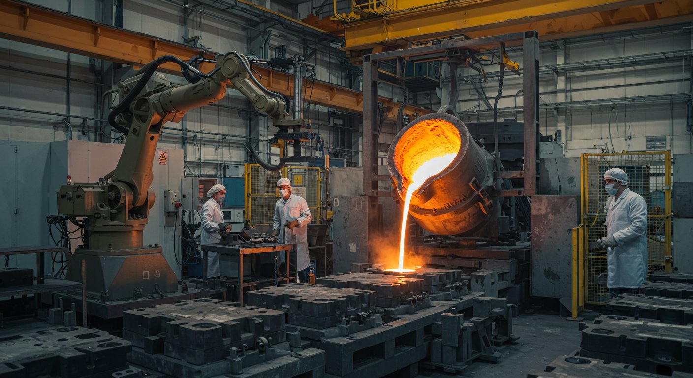 Серийное литьё деталей для авиации и космоса