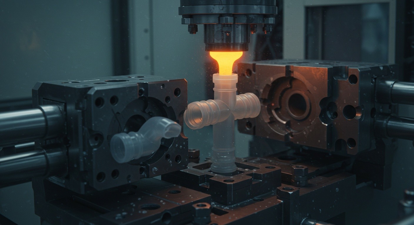 Литьё пластика для труб и фитингов