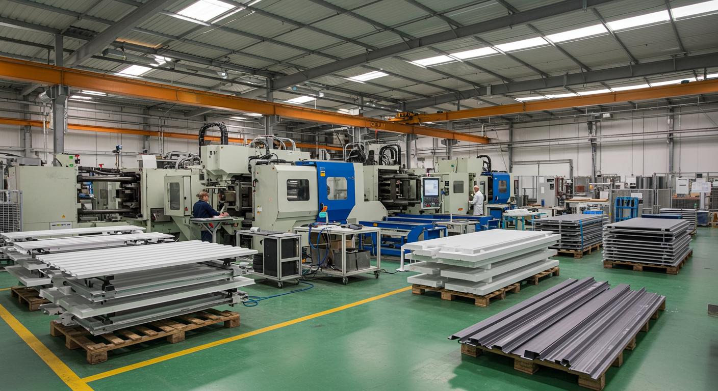 Литьё пластика для профилей и панелей