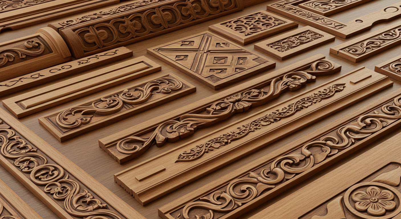 Проектирование деревянных деталей и изделий с декоративной функцией