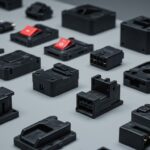 Литьё пластиковых деталей для электротехнических компонентов для автомобильной промышленности