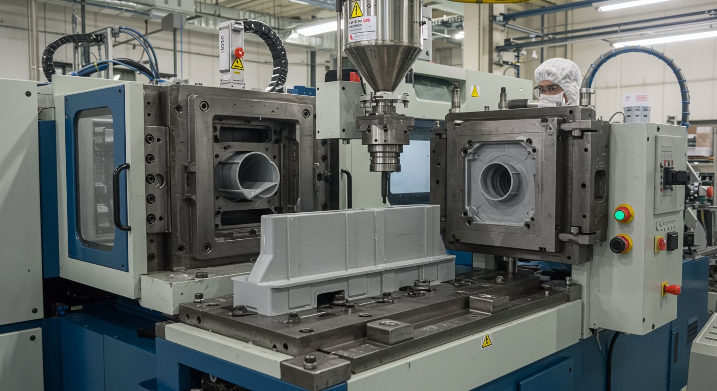 Литьё пластика для водоотводящих систем