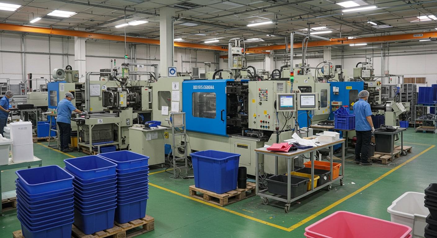 Изготовление пластиковых изделий средней прочности для бытового использования