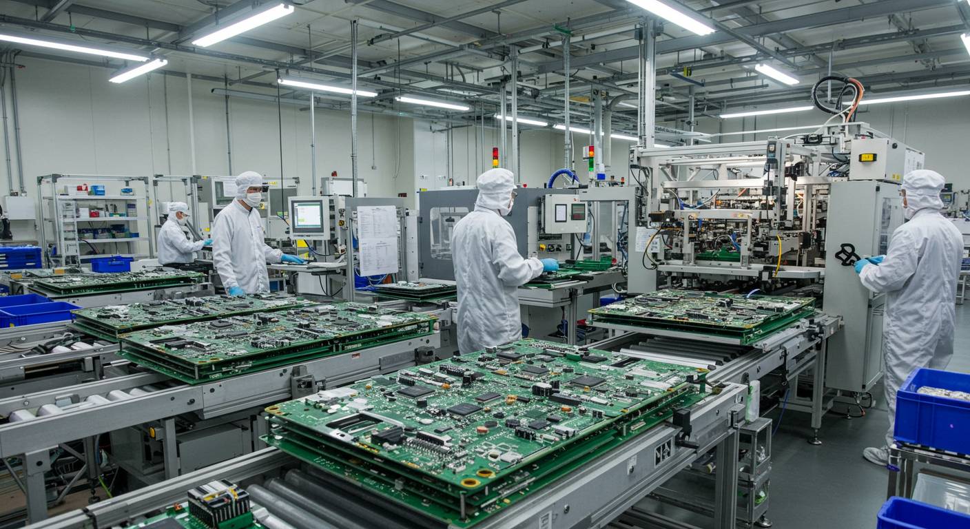 Серийное производство крупных электронных модулей