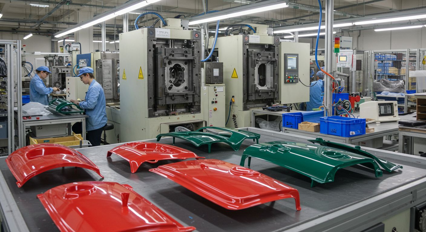 Изготовление пластиковых деталей декоративного назначения для бытовой техники