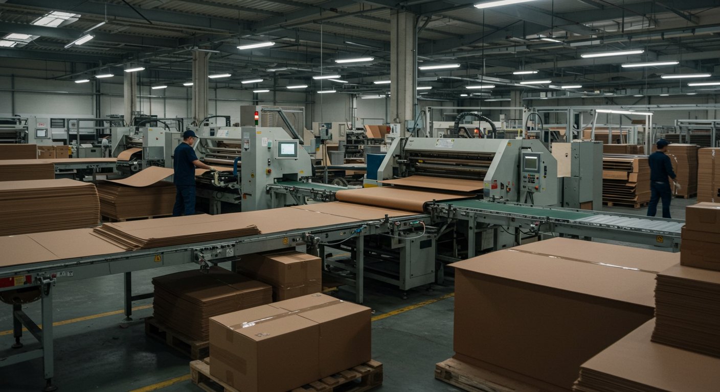 Серийное производство картонной упаковки