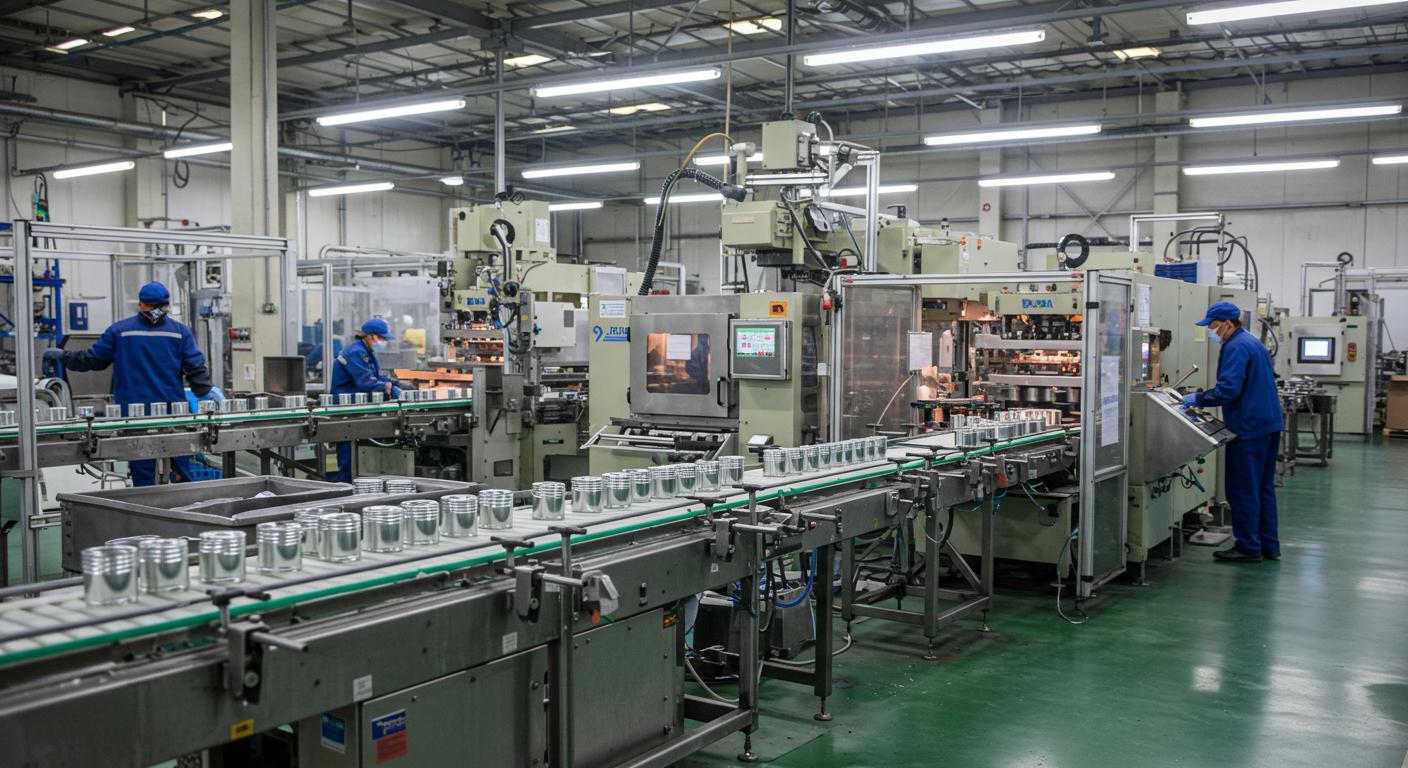 Серийное производство металлической упаковки